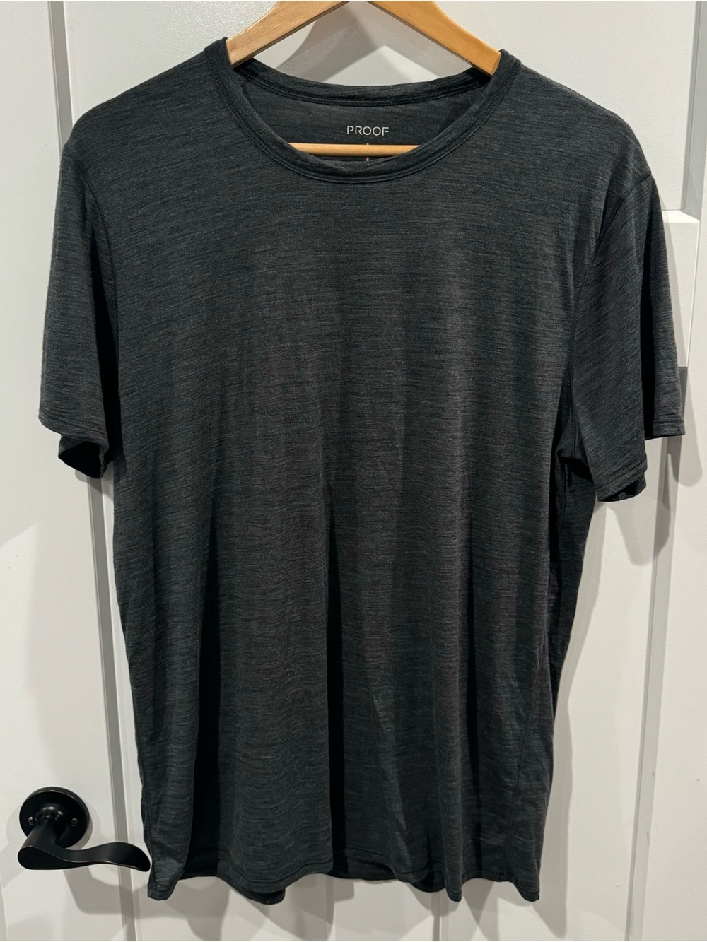 Proof 72-Hour Merino T-shirt Grey Gray Large